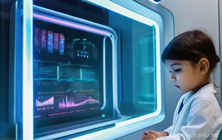 바이오 의약품 개발 동향 - **Prompt:** "A serene and brightly lit scene inside a futuristic, high-tech Turkish clinic. A kind, ...