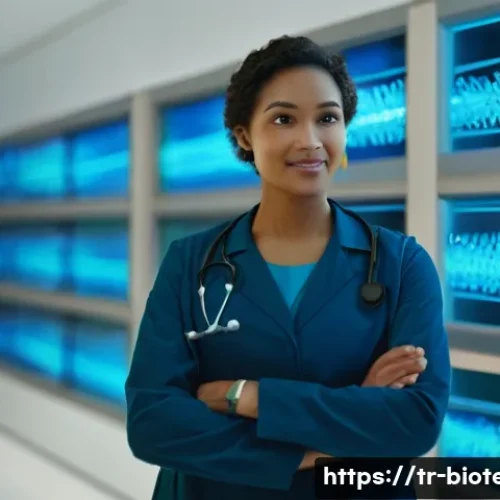 Home 22 바이오 분석 기술 - **Prompt:** "A diverse young adult, approximately 25-30 years old, with a curious and optimistic exp...